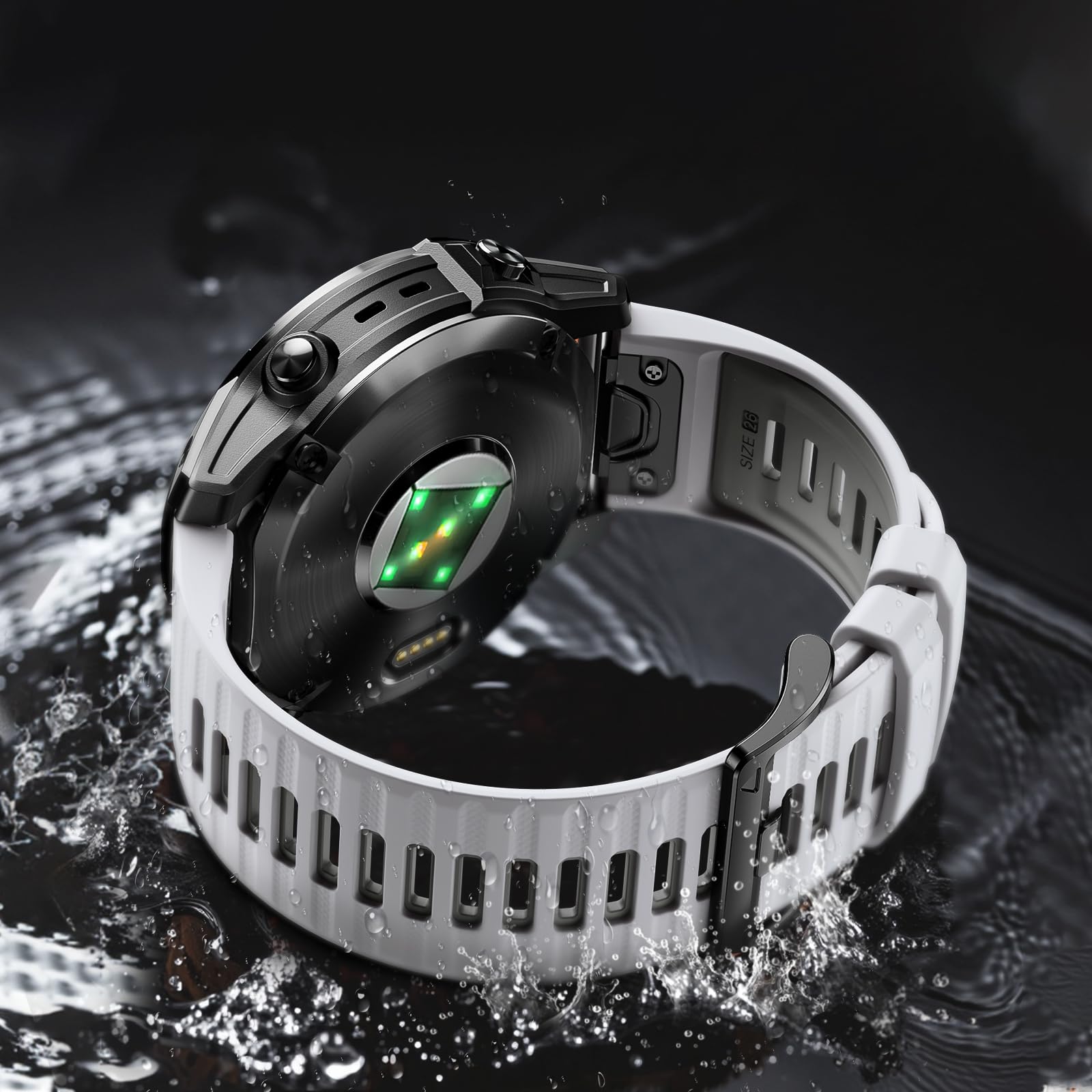 Cinturino in silicone per Garmin Fenix 7S 7 7X Pro 5X 5 5S