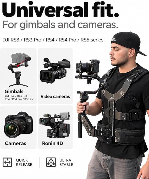 Thanos-SE Ultra Gimbal Support Vest Rig with Quick Release