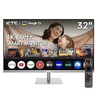 KTC Monitor Smart da 32 Pollici con Smart Sistema | UHD 4K@60Hz | Bluetooth
