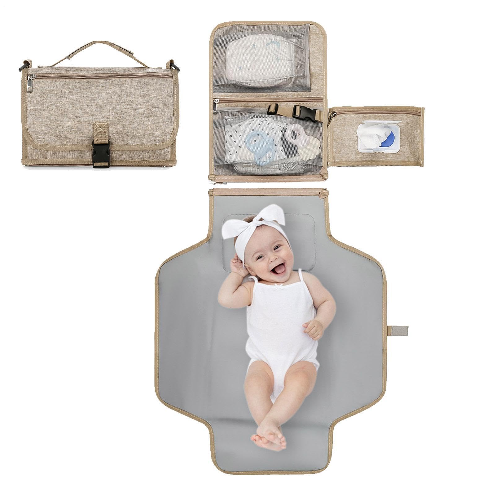 Portable Changing Pad Large Capacity Convenient Foldable Kids Changing Pad