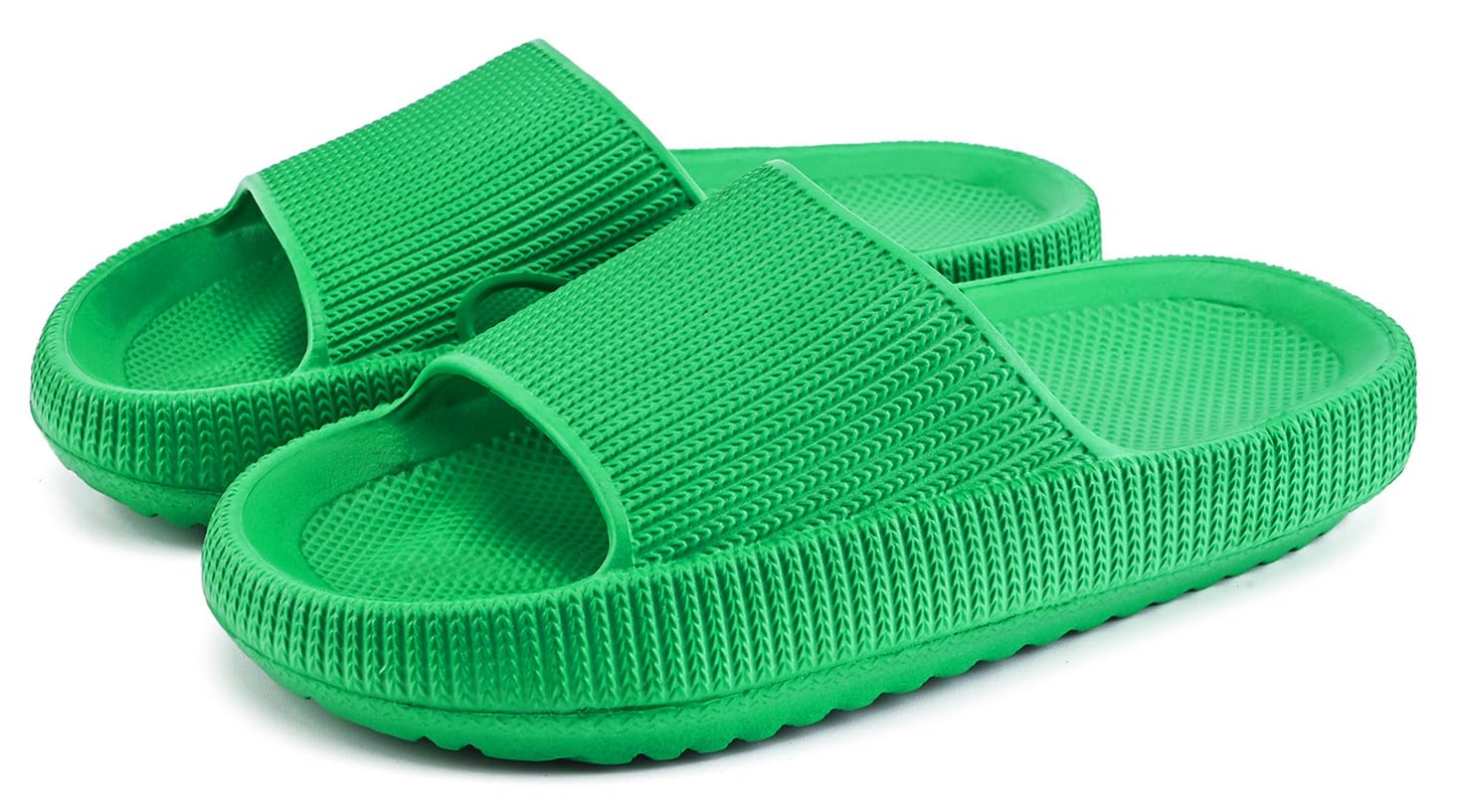 Sharllen Cloud Slides for Boys &amp; Girls - Non-Slip House Slippers for Kids - Beach Slide Sandals in Black, White &amp; Beige
