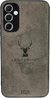 ELMO3EZZ Samsung A34 5G Digital Luxury Soft Texture Patterned TPU Cloth Case, Dirt-Resistant, Anti-Shock, Anti-Fingerprint, Full Body Protective For Samsung A34 5G (Grey)