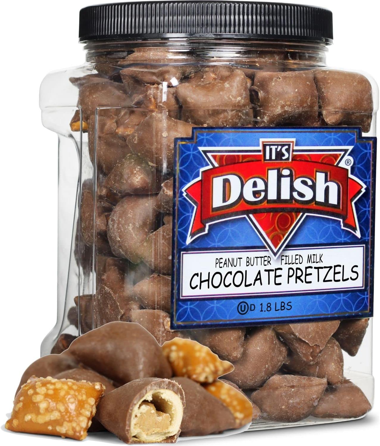 Milk Chocolate Covered Peanut Butter Pretzels by Its Delish