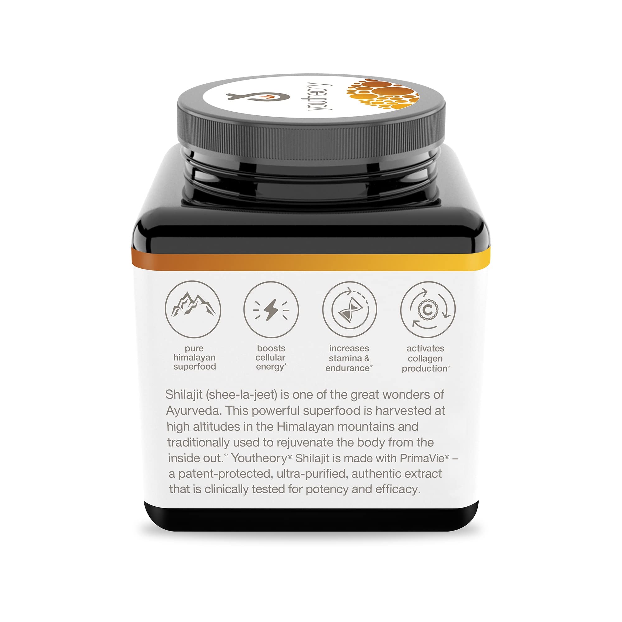 Youtheory Shilajit, 500 mg, 60 Vegetarian Capsules, 30-Day Supply — Amazon image 10