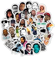 BulbaCraft Rapper and Rap Stickers, Hip Hop Stickers, 90s 2000s Hip Hop - Rap Music Accessories for Water Bottle