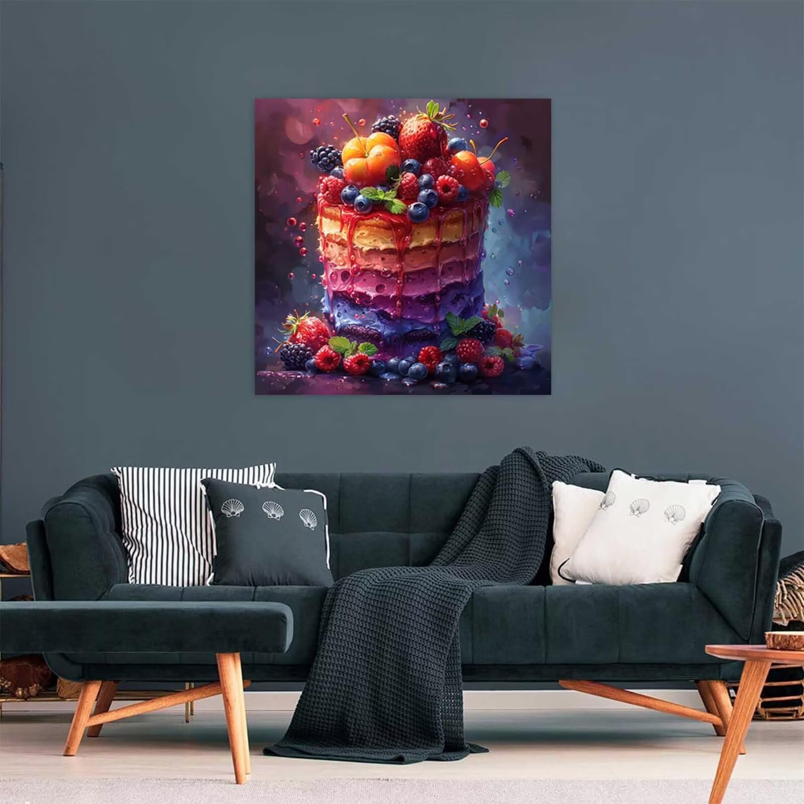 5D Diament Malarstwo Owoc Numer dla dorosłych, Diament Malarstwo Ciasto dla Dorosłych, DIY Hobby Kreatywny zestaw dla dorosłych, Numer Malarstwo Rhinestone Zestaw Ścieg krzyżykowy, Boże Narodzenie