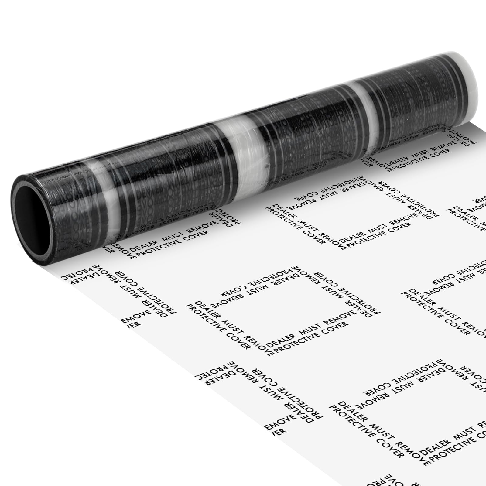 Carpet Protection Film 24" x 300' Roll Self Adhesive Clear Plastic Carpet Protector Sticky Car Floor Mats Protector Cover Sheets for Stairs Rug Floor Runner Surface Protection