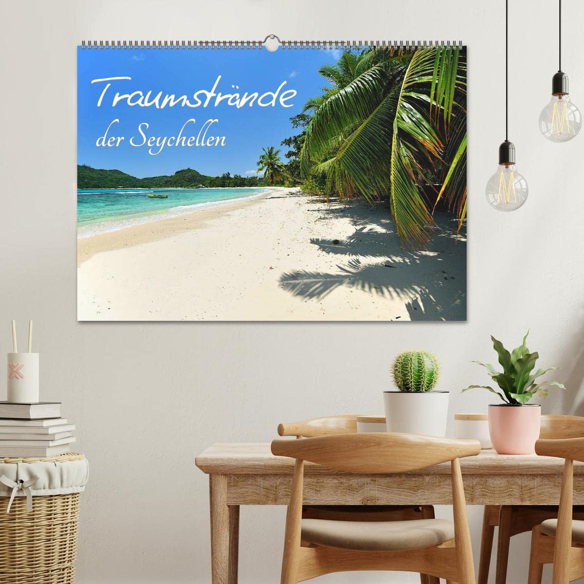 Traumstrände der Seychellen (Wandkalender 2026 DIN A2 quer), CALVENDO Monatskalender: Die schönsten Strände von Mahé, La Digue und Praslin (CALVENDO Orte)
