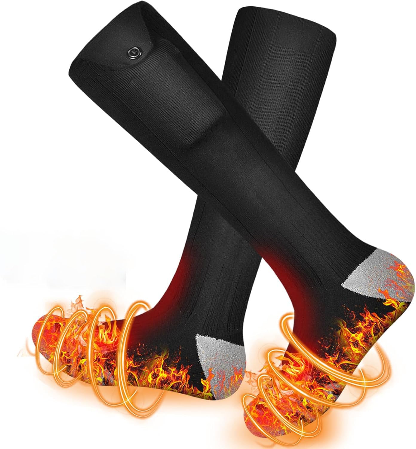 Heated Socks for Men Women, 2025-5v Solution for Cold Toes 5000 mAh Rechargeable Heated Socks, Suitable for Skiing, Sports, Outdoor, Hunting, Camping and Motorcycles ?8-15USA?