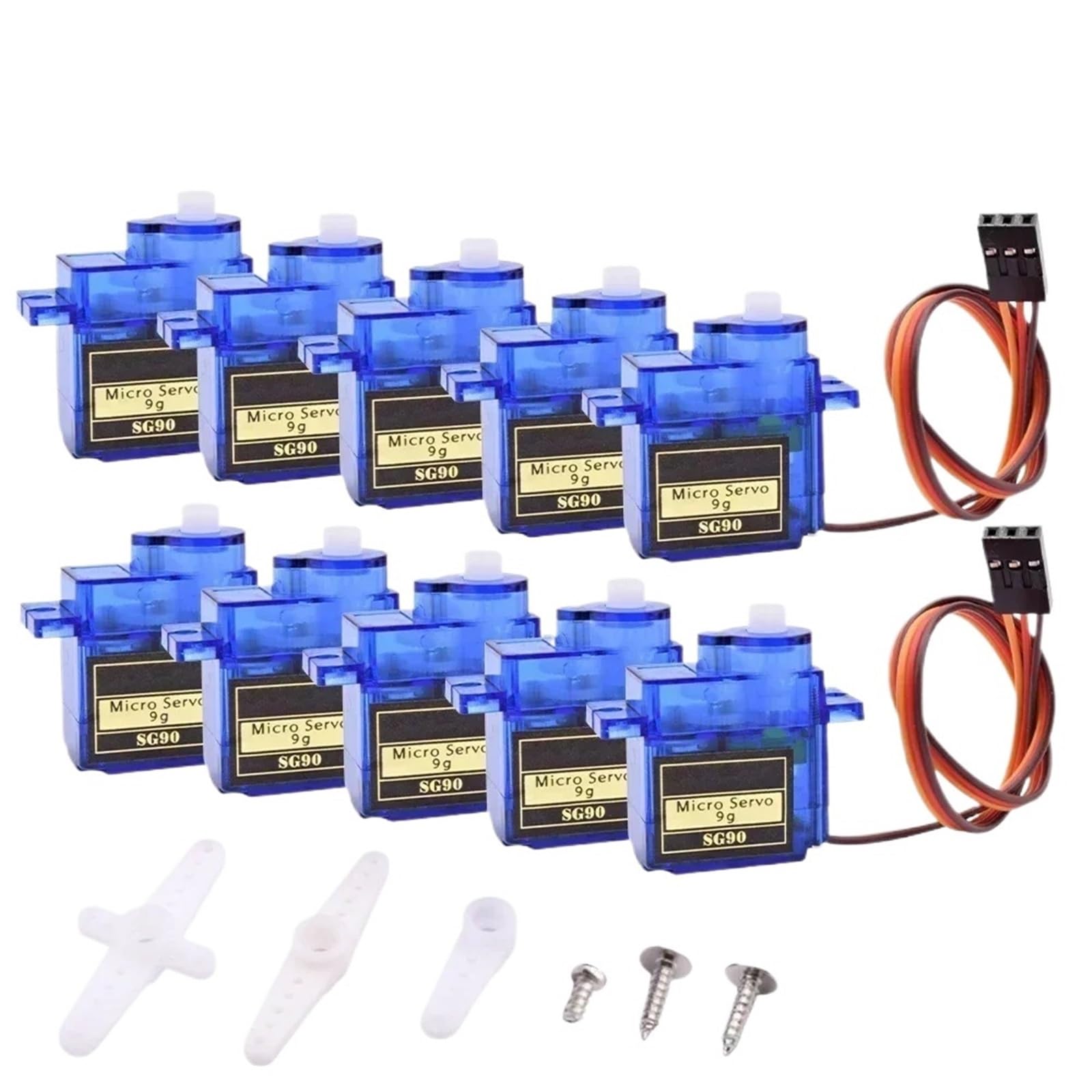 Servomoteur analogique SG90 180° en métal pour micro-modélisme RC et robotique