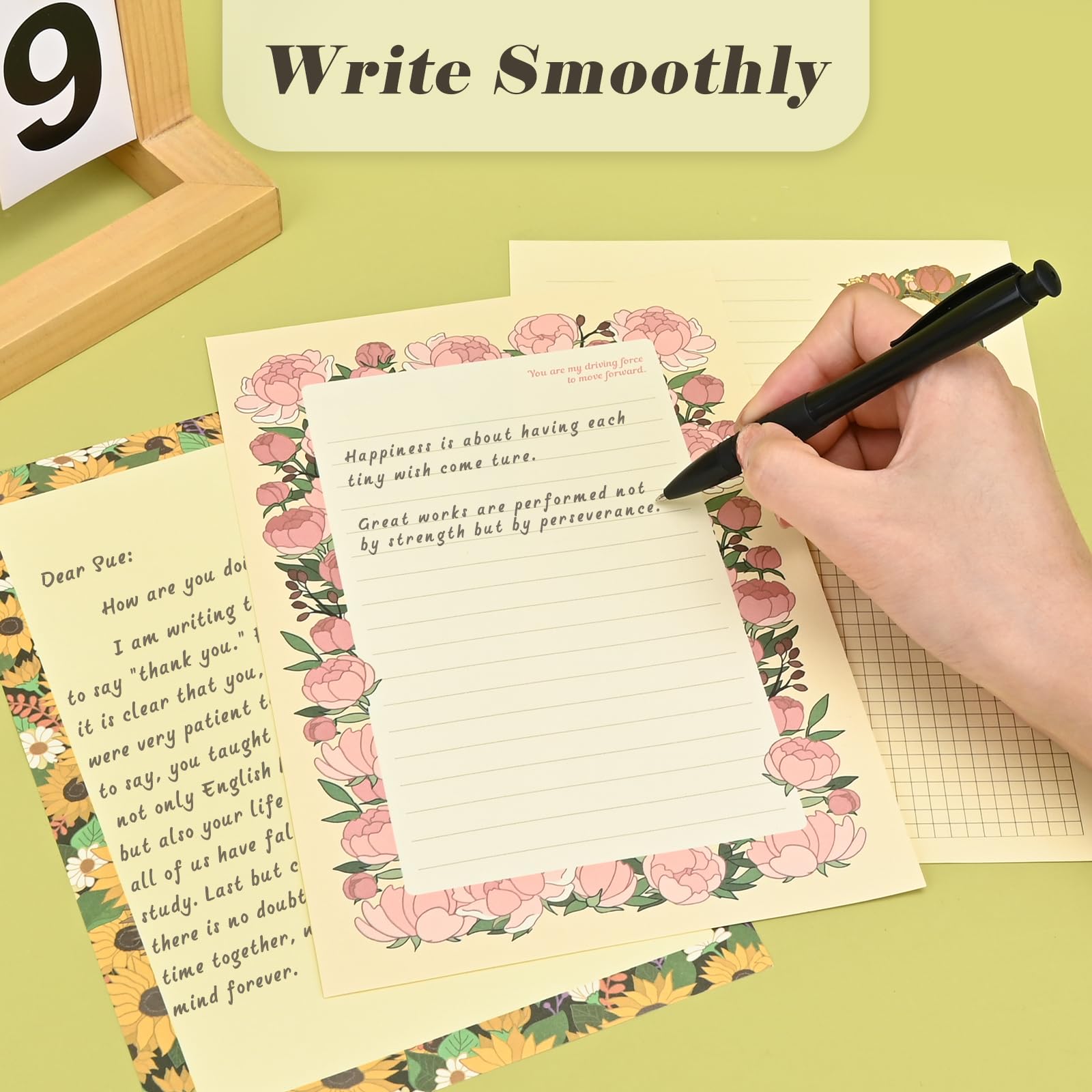 BAYTORY 36Pcs Stationery Paper and Envelopes Set, Cute Animal Patterns Envelope, Love Letter Papers Letter Writing Kit - Image 4