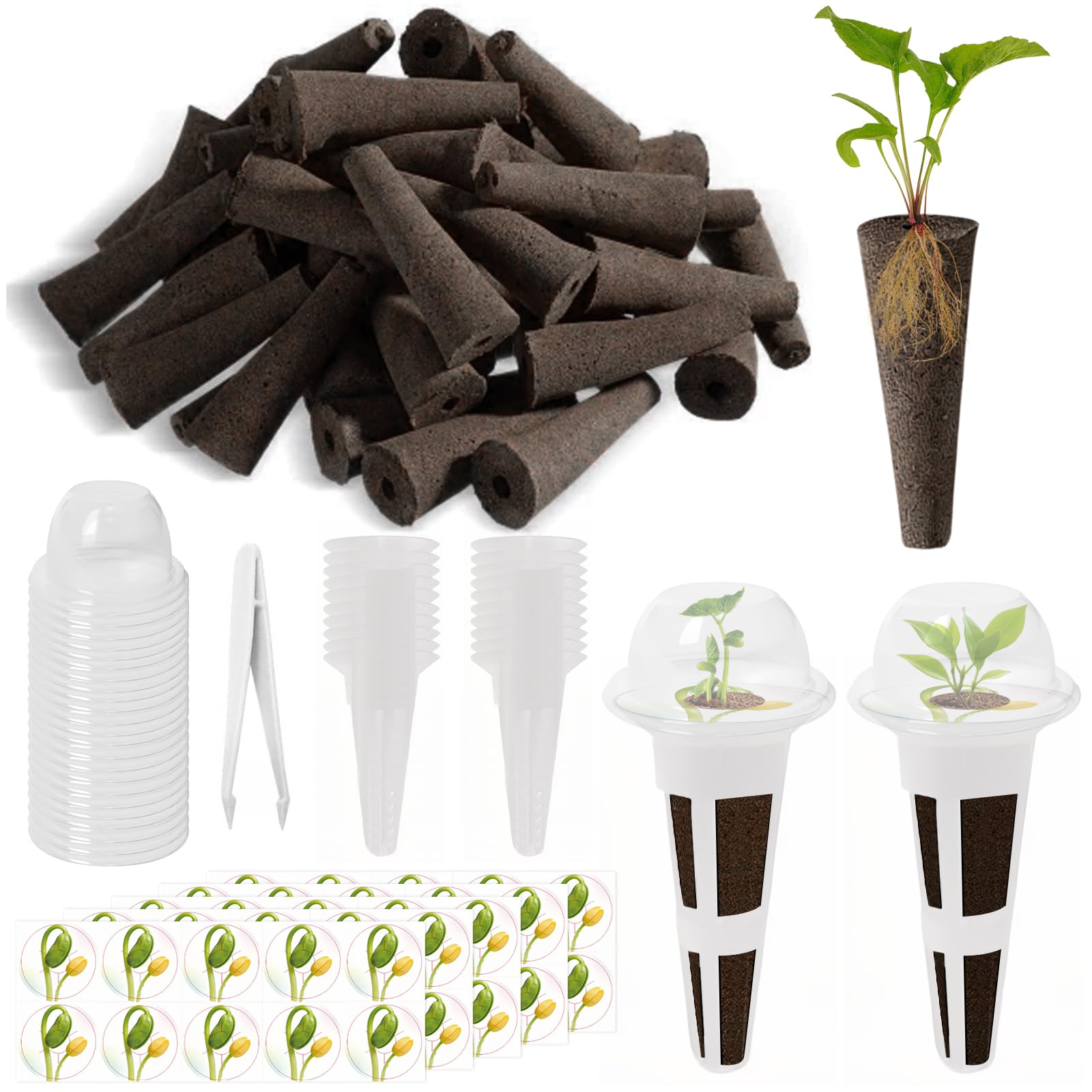 Hengxinchen 146 PCS Hydroponics Growing System Kit