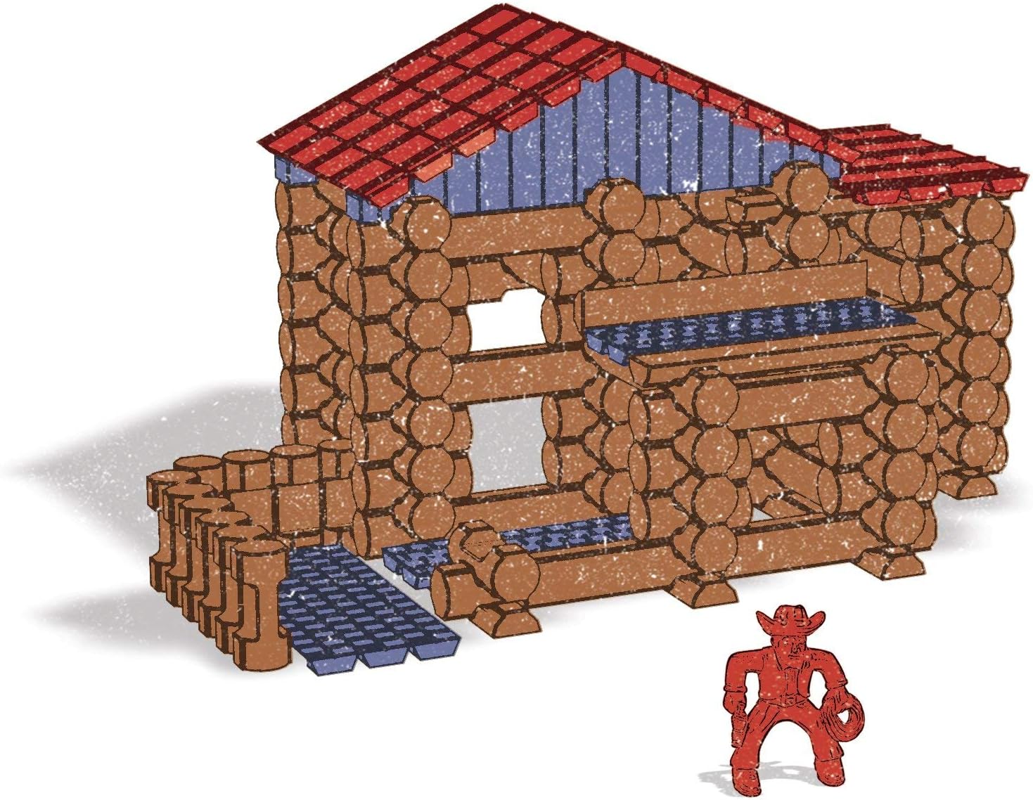 Lincoln Logs Centennial Edition Tin