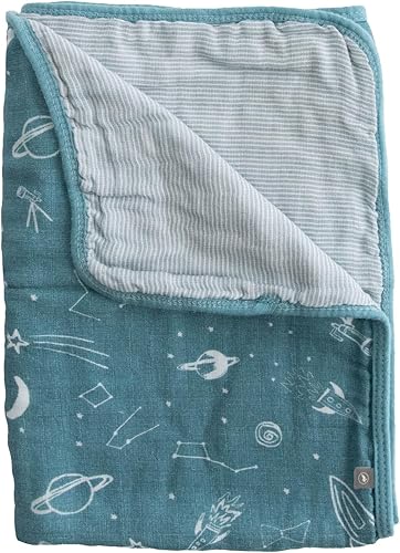 Miniatura 18 de Red Rovr Manta de muselina de algodón 100% orgánico para bebé, colcha de muselina multicapa, recién nacido y niño, suave, ligera, para guardería