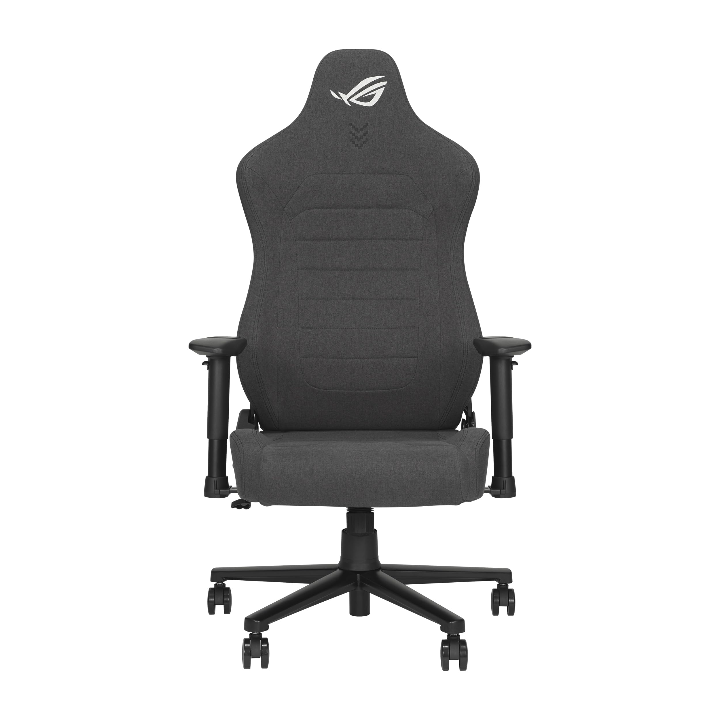 ASUS ROG AETHON FABRIC, Sedia Gaming Ergonomica, Supporto Lombare, Grigia | Struttura in Acciaio, Braccioli 2D Imbottiti, Rivestimento in Tessuto e Cuscini in Schiuma, Peso Massimo Supportato 136kg