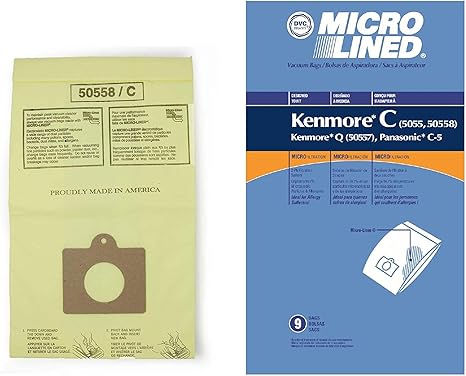 9 Vacuum Cleaner Bags for Sears Kenmore 