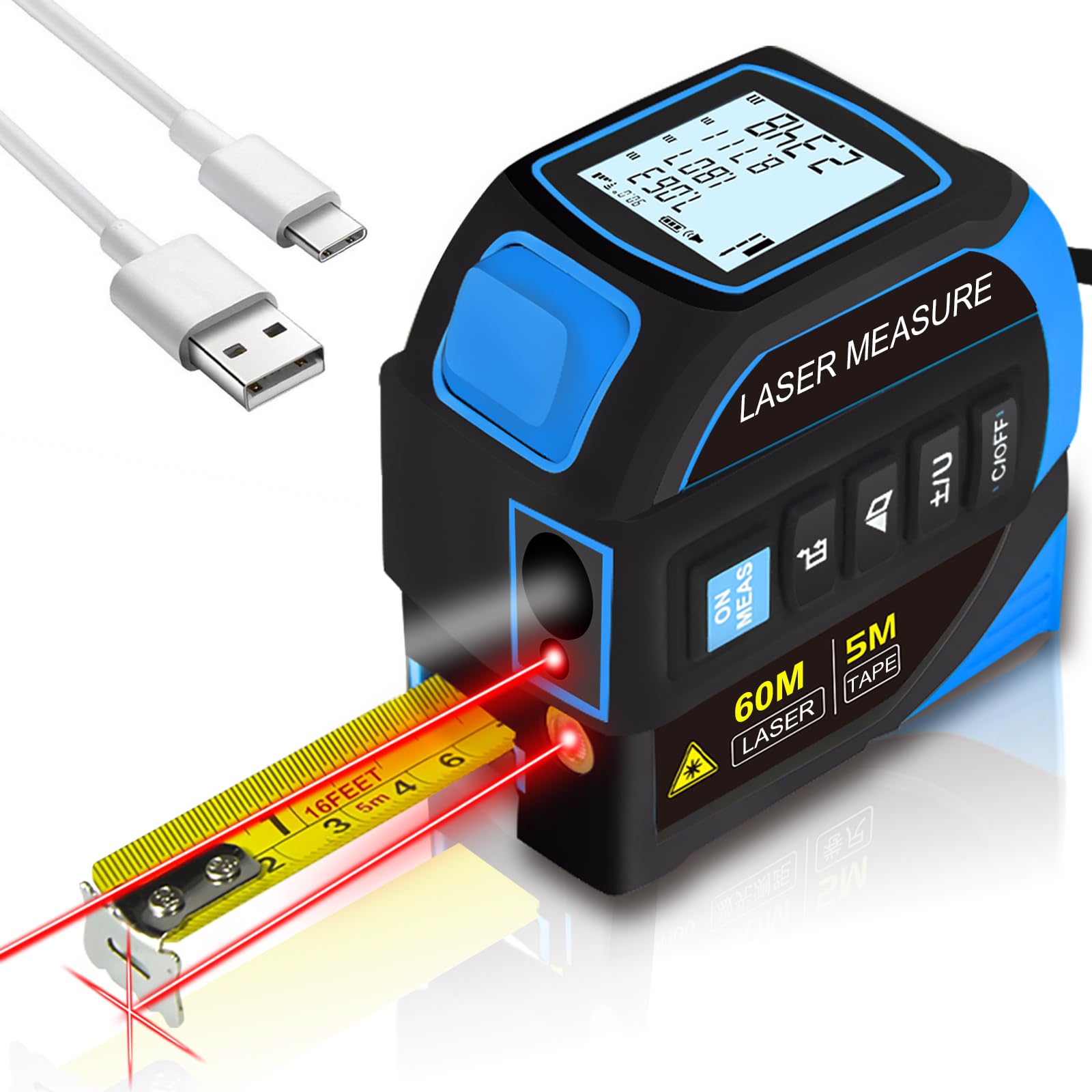 Menider 4-in-1 Laser Measure Tool