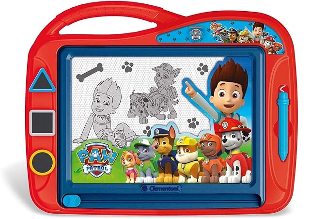 Foto 2 de 2 de Clementoni - Pizarra magnetica, diseño Paw Patrol, La Patrulla Canina, a Partir de 4 años (15112)…