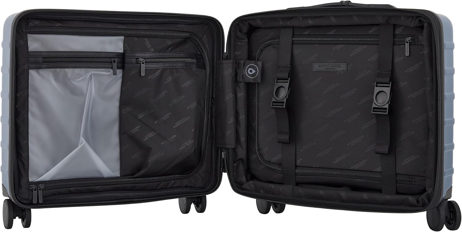 Scotch & Soda Tilburg Luggage, Heritage Blue, 19-Inch Trunk Briefcase