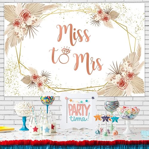 Miniatura 3 de Telón de fondo de despedida de soltera de 7 x 5 pies para foto fondo de fotografía de boda para fiesta novia decoración de compromiso accesorios de