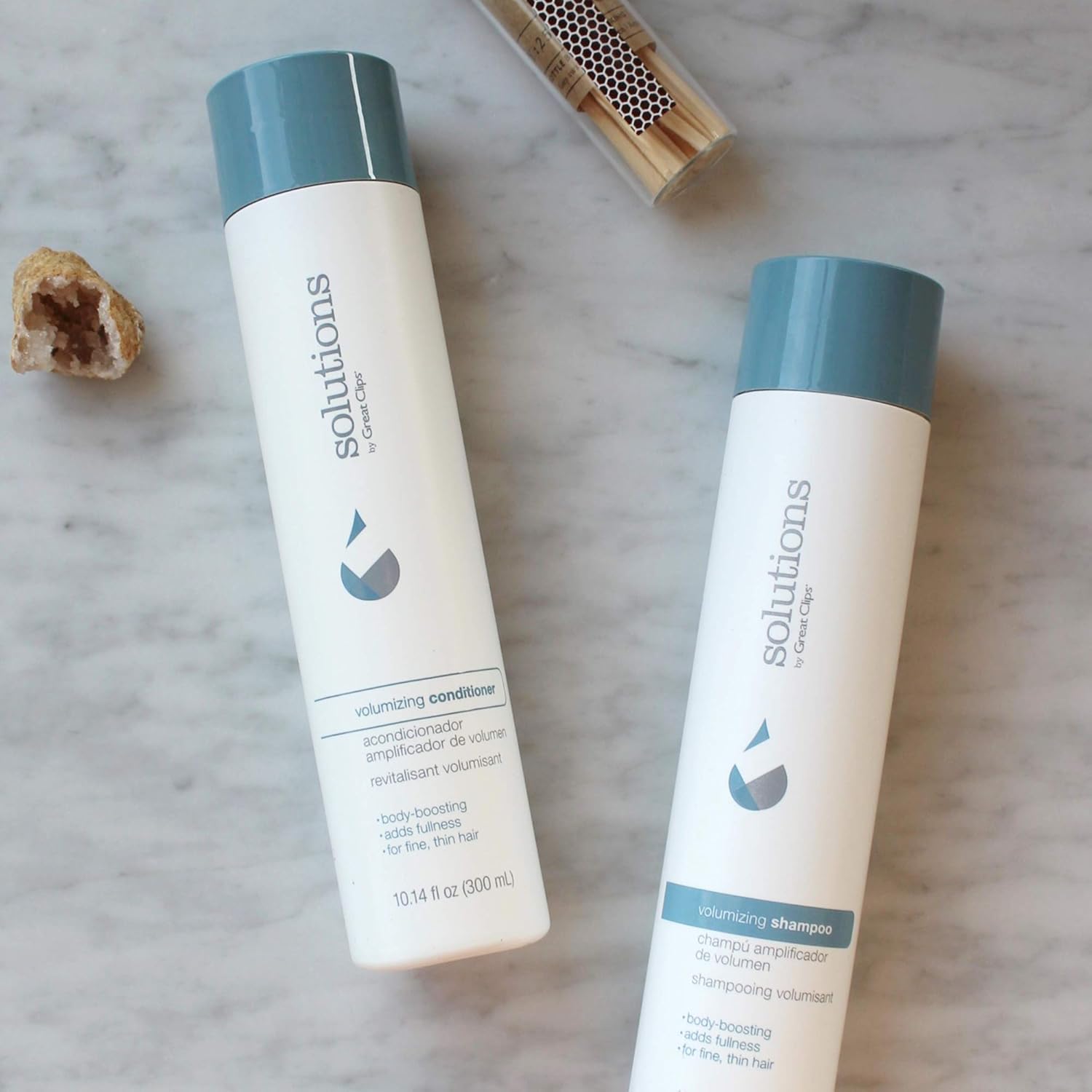 GREAT CLIPS Solutions Volumizing Conditioner, 10oz | Adds Volume, Thickness, & Shine | For Fine, Thin, & Oily Hair - Image 2