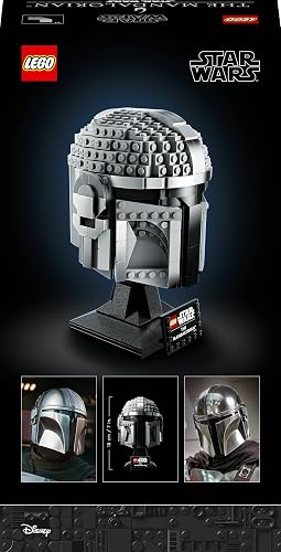 LEGO Star Wars The Mandalorian Helmet Model Building Kit, Collectible Display Set for Adults, Gift Idea for Men, Women, Him or Her 75328 - 12