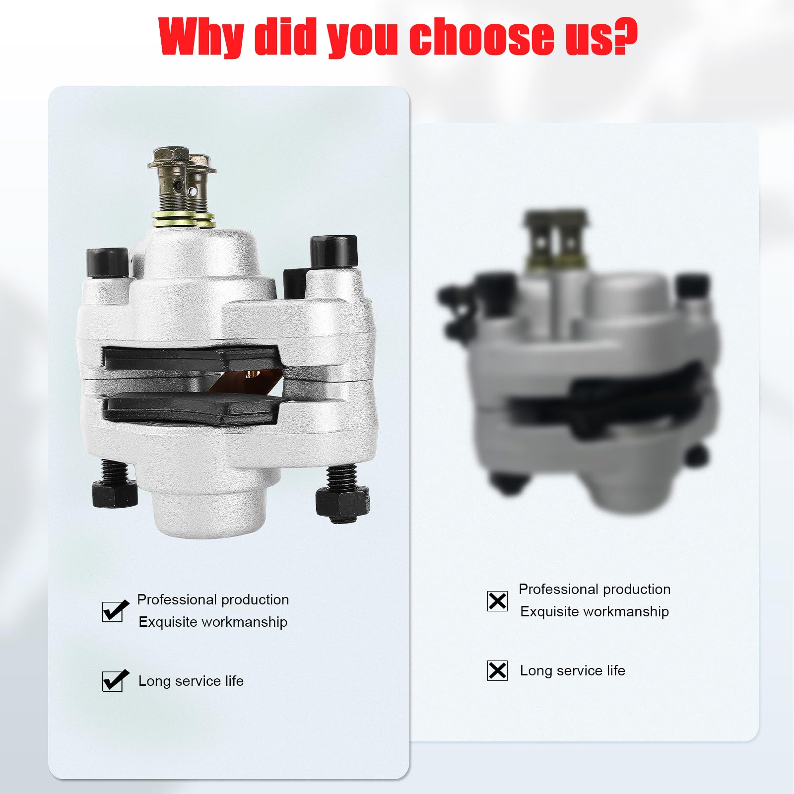 Rear Brake Caliper & Pads For Polaris Magnum 325 500 2x4 4x4 1999 2000 2001 - Foto 6