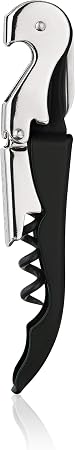 True Truetap Double Hinged Waiter's Corkscrew Wine Opener, Stainless Steel