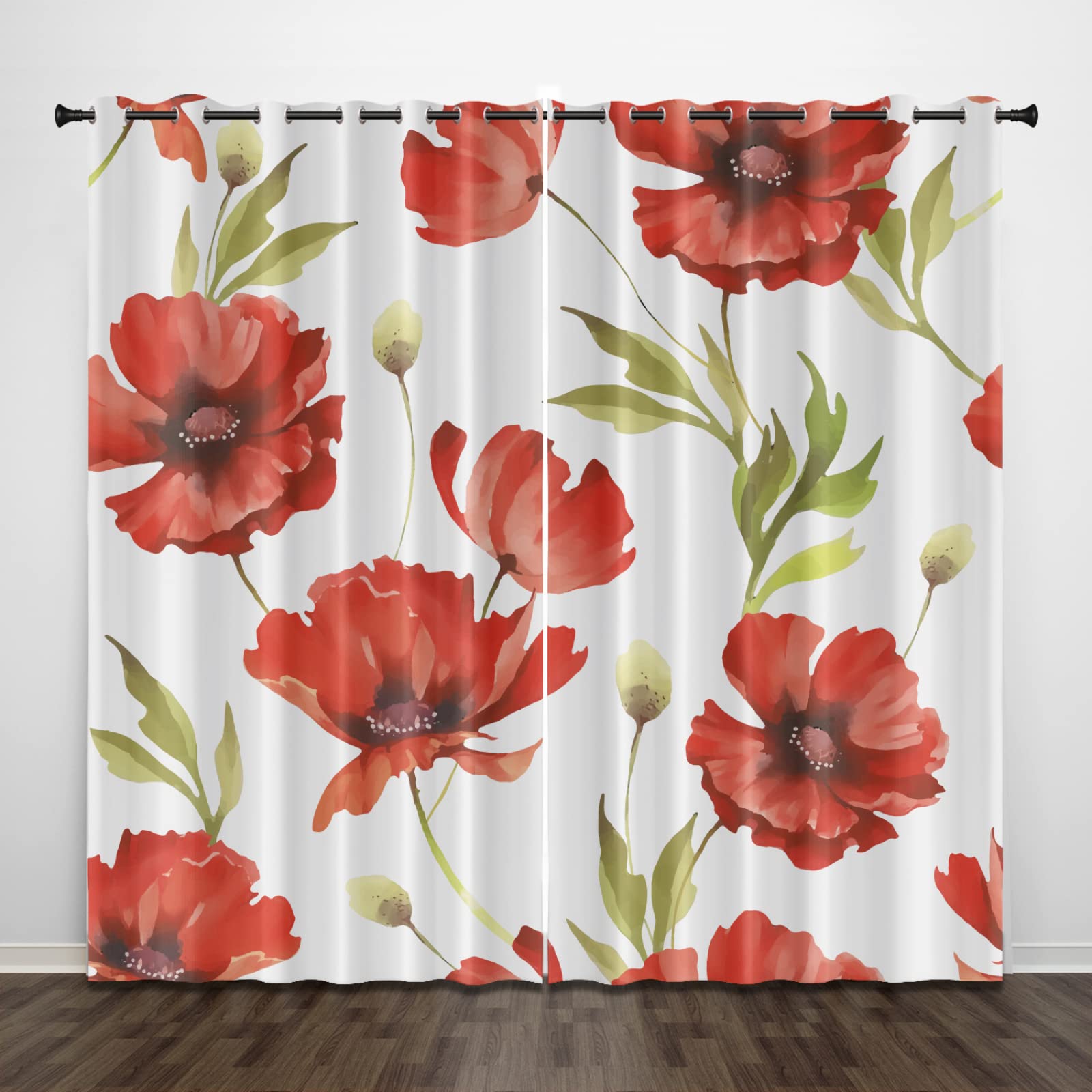 KEIBEK Rideaux Occultants Pour Salon Chambre, 3D Art Du Paysage Des Vagues De La Mer Motif Rideau À Oeillet Décoration De Fenêtre, Lot De 2 Rideau Isolant Thermique Draperies 300X270Cm (LxH