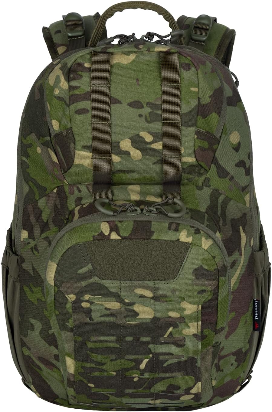 vAv YAKEDA 500D NylonTactical Military Backpack for Men,Fit 12.6-15.6 inches Laptop, Daily Bag for Hiking,hunting,running (Green Ruins)