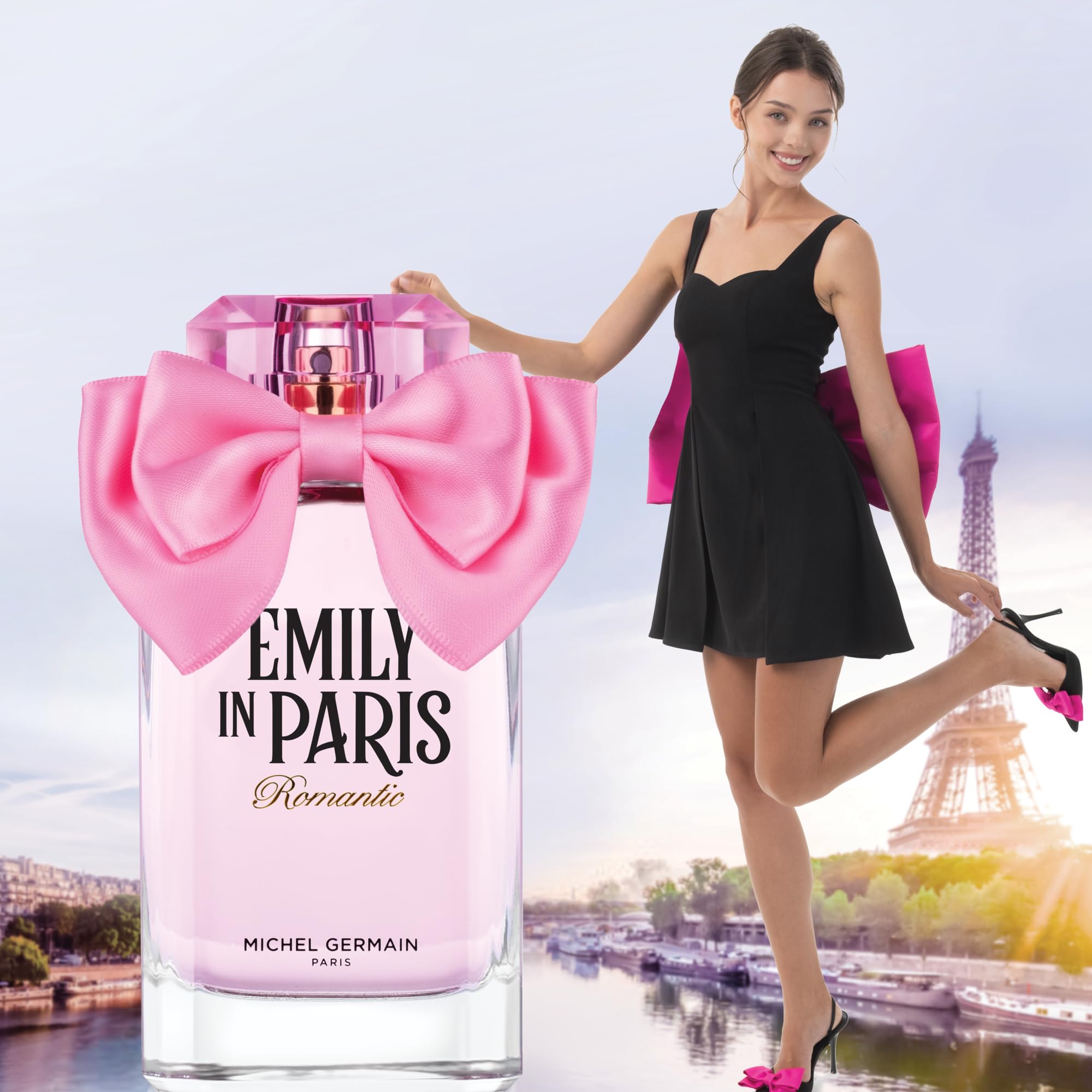 Emily in Paris Romantic, Eau de Parfum Vaporisateur, Pour Femme, Haute Couvrance, Pomme verte, Pamplemousse rose