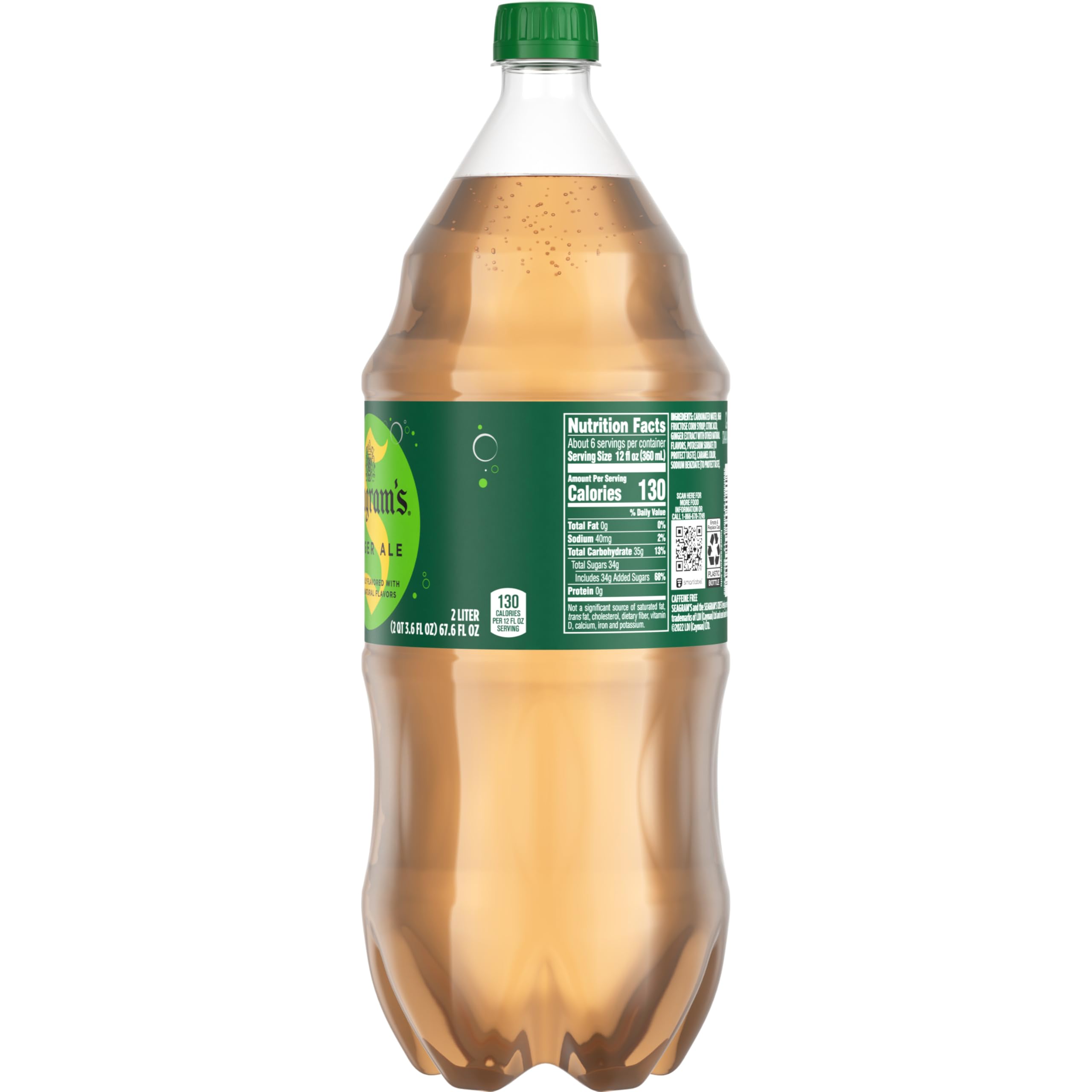 Seagram's Ginger Ale, 2 Liter