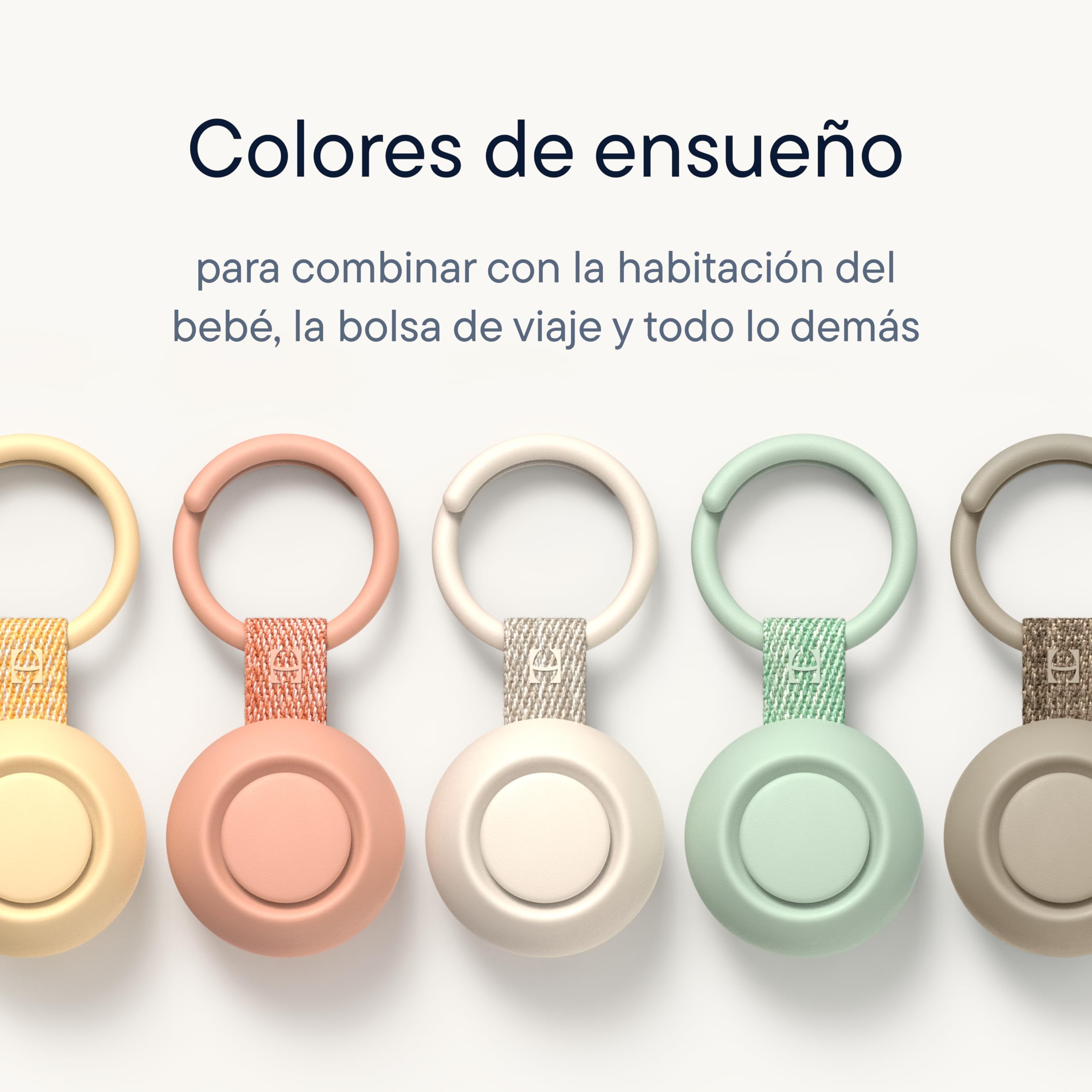 Hatch Rest Go | Máquina de sonido portátil para bebés y niños | Chupete de sueño para bebé | 10 sonidos relajantes | Ruido blanco | Shush | Viajes | Lista de regalo | Fiesta de prenatal | Cochecito de