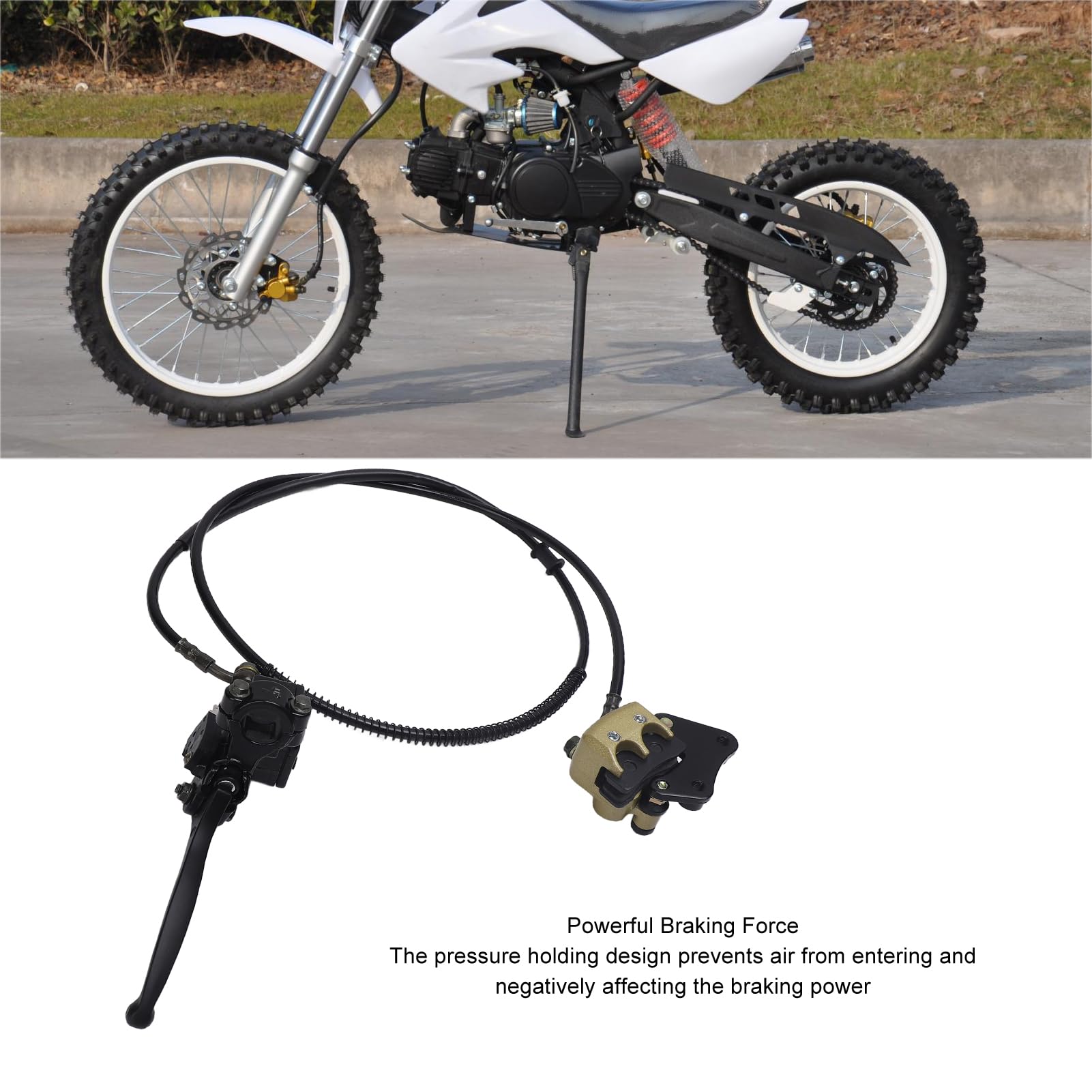 Kit de Freno de Disco Hidráulico Pit Bike con Pastillas de Freno
