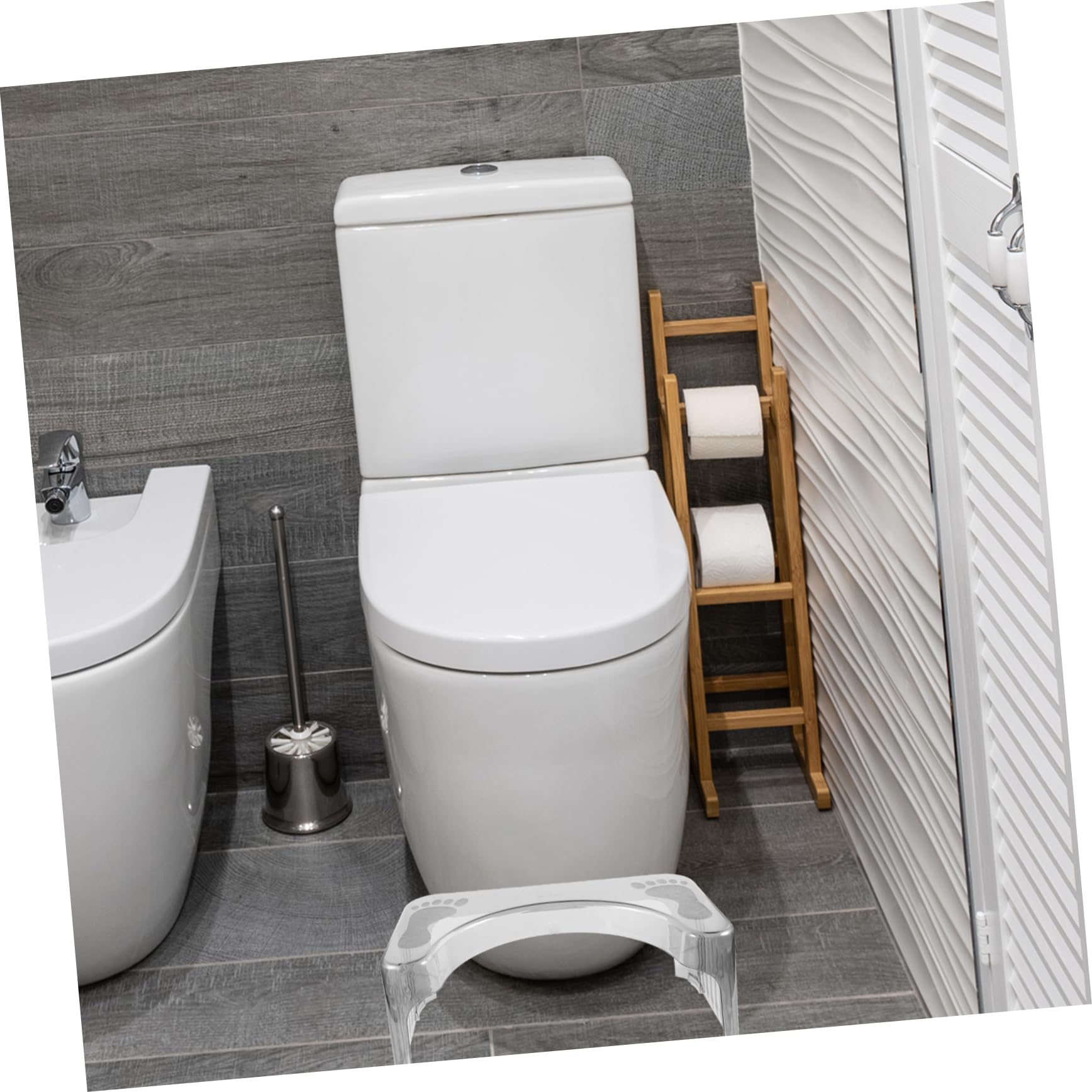 Rutschfester Badezimmer Toilettenhocker für Kinder Kunststoff Anti Rollover ohne Grate als Hocker zum Schuhewechseln