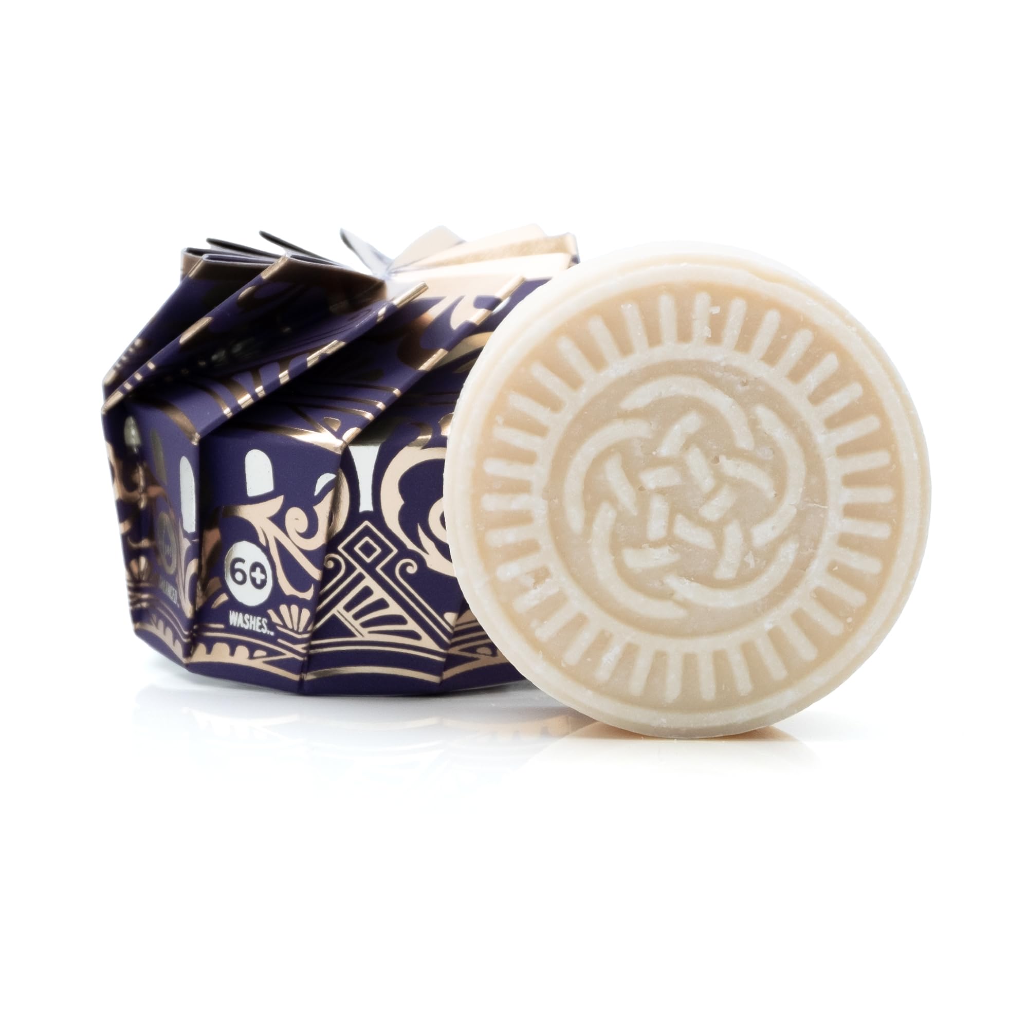 Viori Hamish & Co. Shampoo Bar – Charred Patchouli Scent – Handcrafted Men's Shampoo with Scottish Islay Whiskey – Sulfate-Free, Paraben-Free,