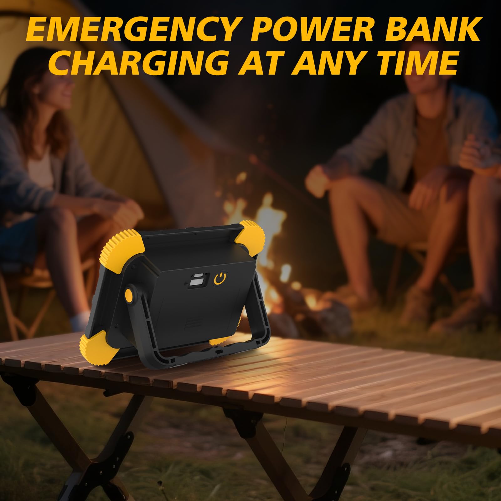 NATPOW Foco LED Recargable, 5 Modos Foco LED Bateria Portátil con Cable USB