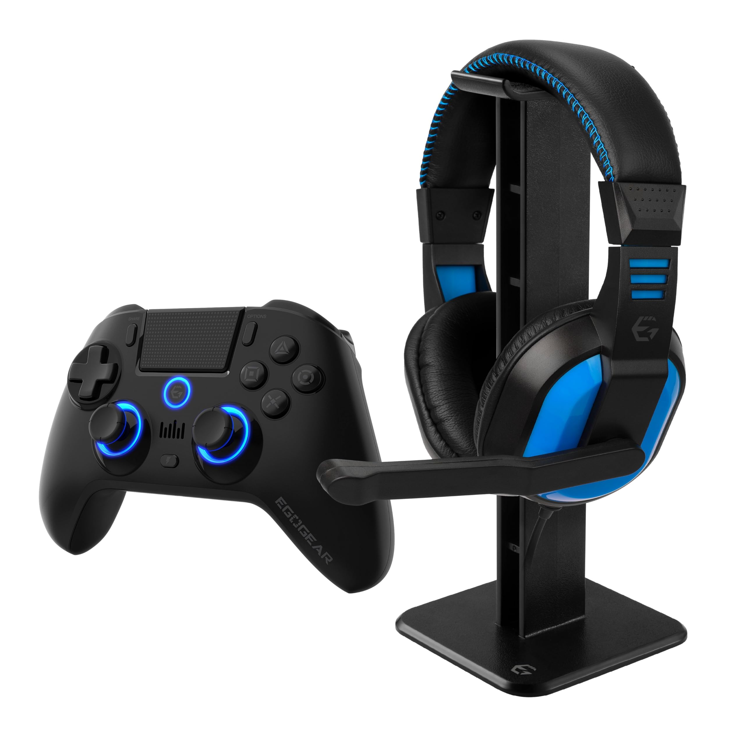 Mando Gaming Negro/Azul Bluetooth Playstation 4