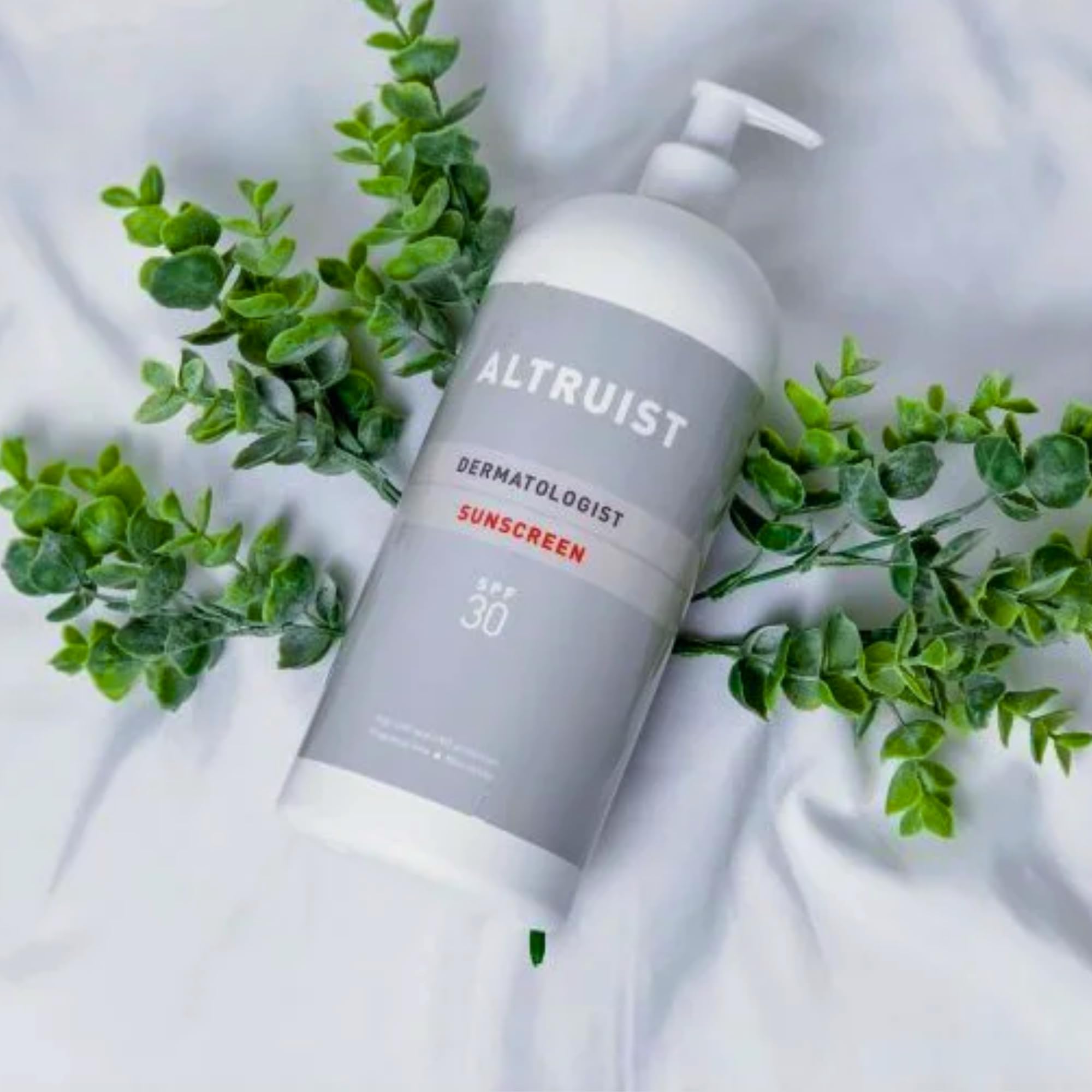 Altruist Dermatologist Protection solaire SPF 30 5 étoiles Ultra UVA PPD 39 végétalien sans parfum imperméable pour peaux sensibles Flacon de 1 litre