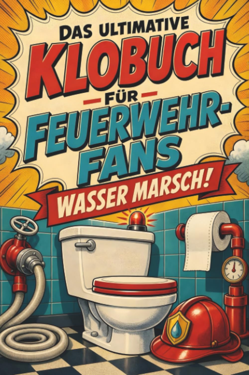 Das ultimative Klobuch für Feuerwehr-Fans: Wasser marsch! Lustiges Geschenk für Fans von Freiwillige Feuerwehr und Löschfahrzeugen