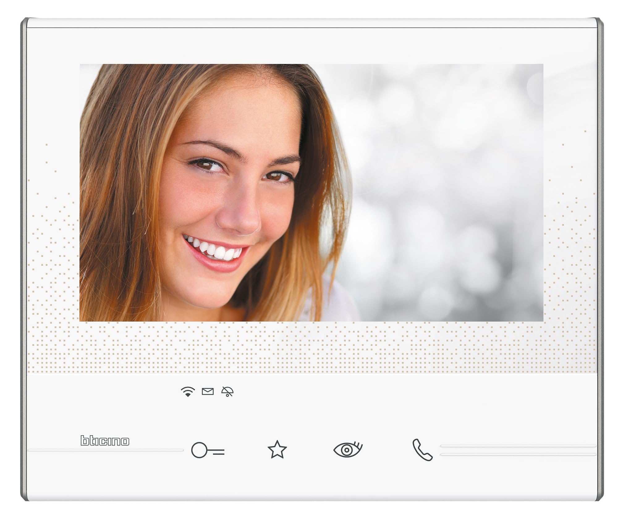 BTICINO, Flex’ONE Video-Set mit Türstation SFERA Allmetal und Hausstation CLASSE 300 X13E, LED-beleuchtete Namensschilder, Smartphone-Anbindung, optimierte 5 Megapixel High-Quality-Farbkamera, 905216