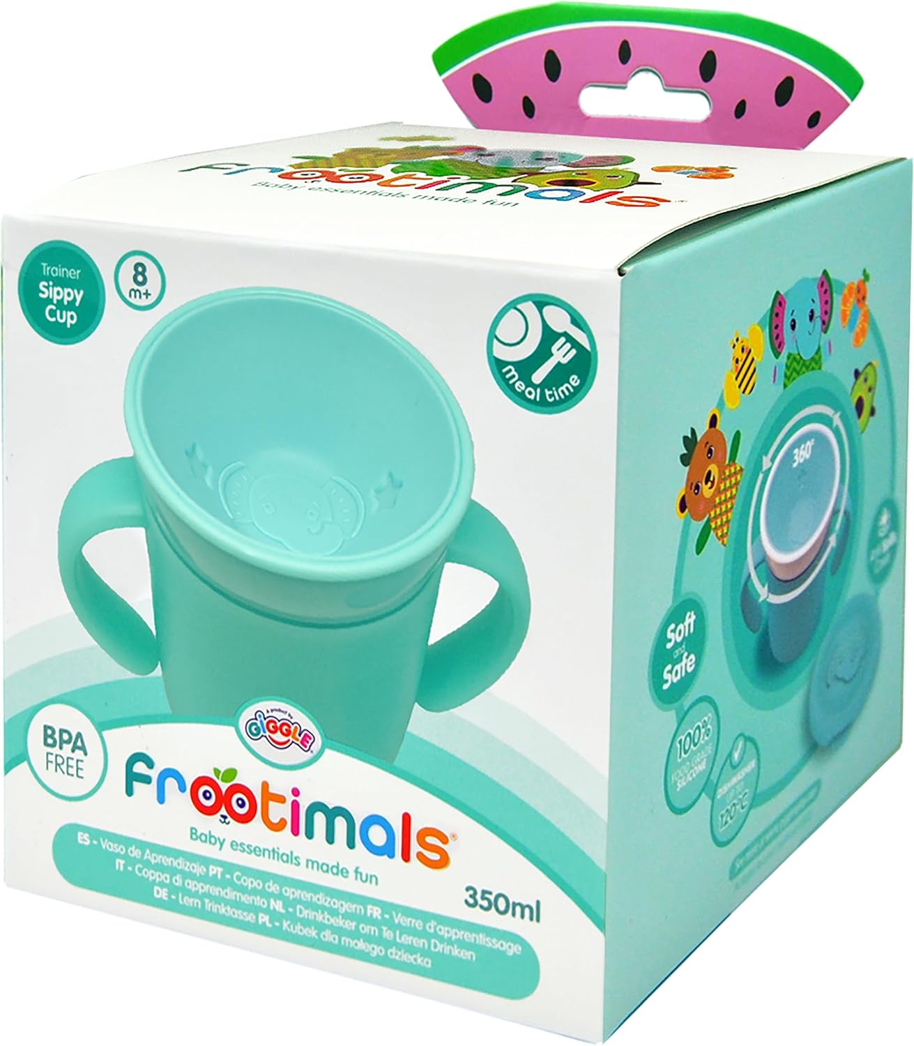 Kids Euroswan - Melany MELEPHANT FROOTIMALS Learning Glass, Multicolour (FT00008)