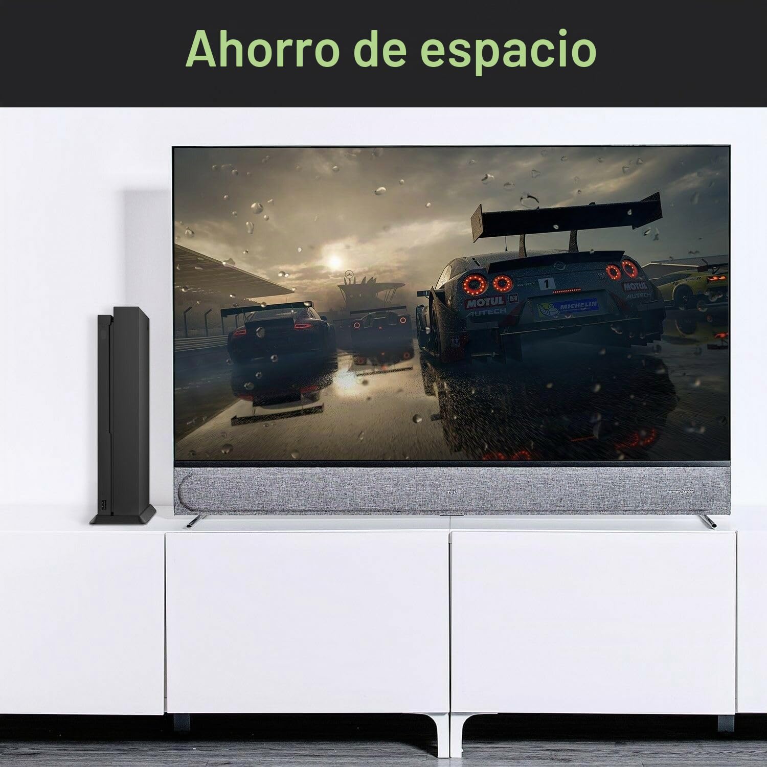 Soporte Vertical para Xbox One X Consola, Negro