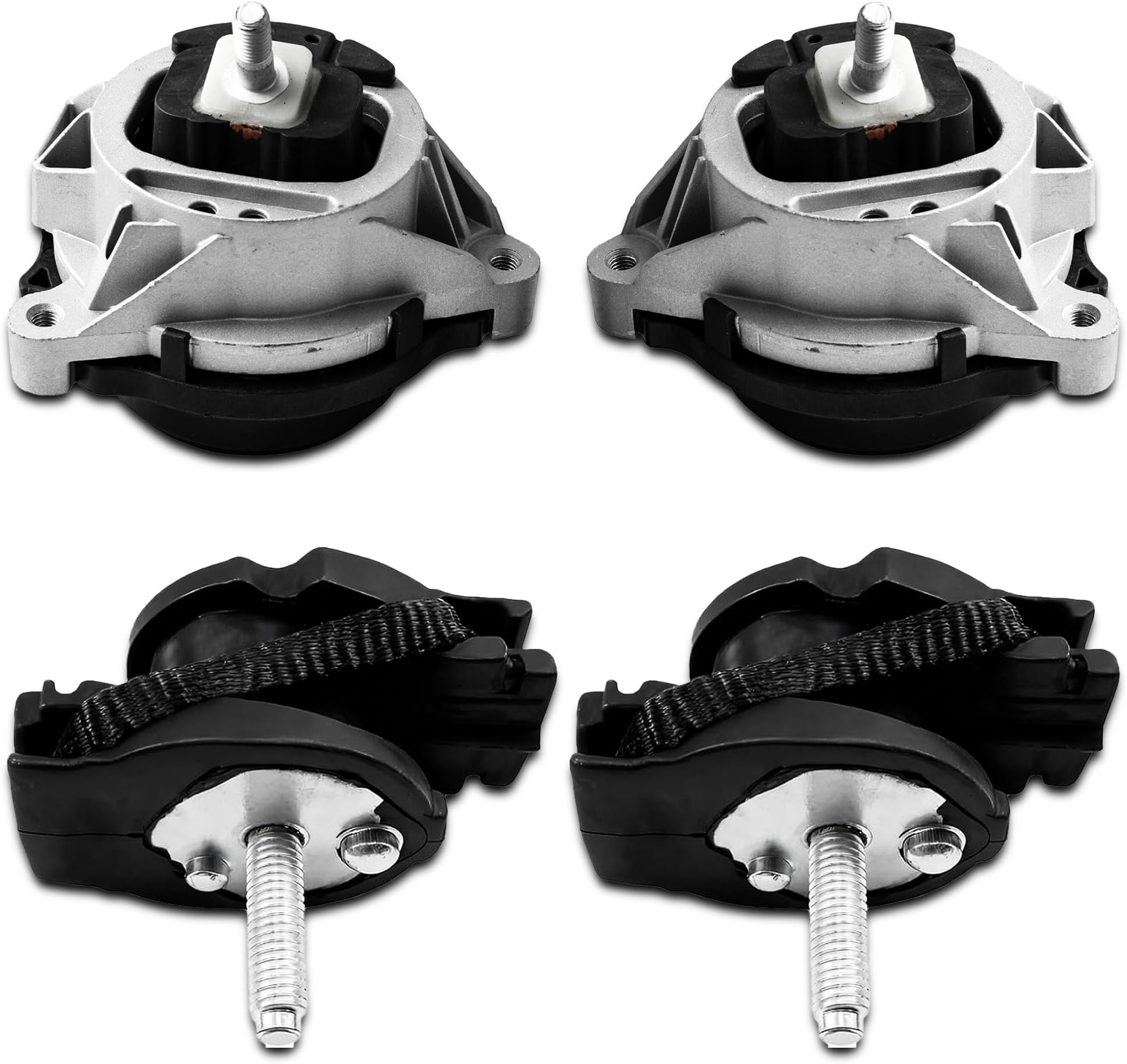 Engine and Transmission Mount Kit Compatible with BMW 228i 320i 328d 328i 330e 330i 335i 340i 428i 435i 440i M2 M235i M240i Engine Motor Mount Set, A4086 A4082 A4083
