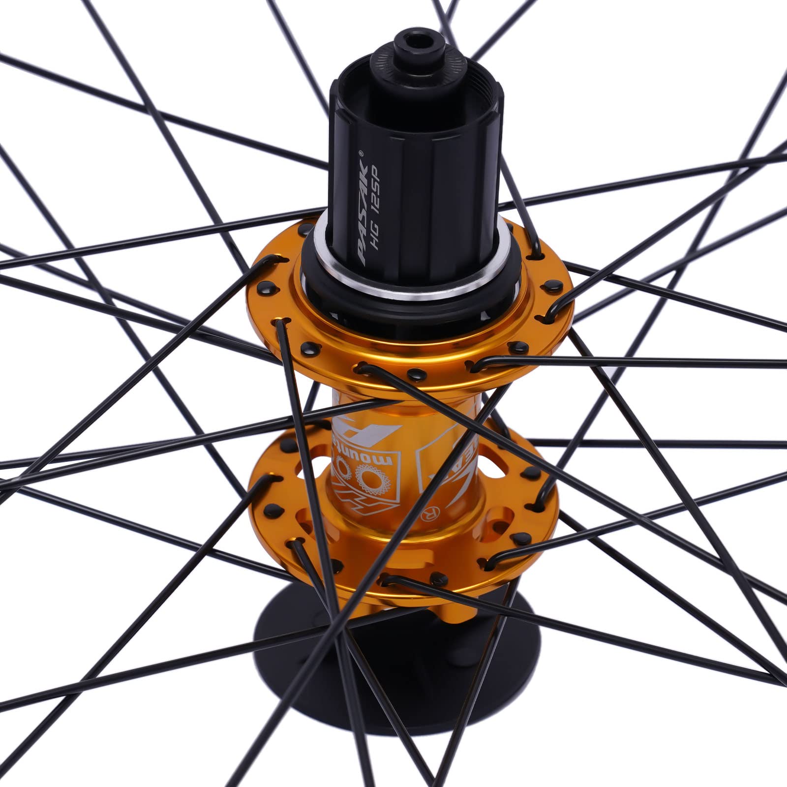 Juego de ruedas para bicicleta de montaña de 27,5 pulgadas (rueda delantera y trasera) con freno de disco, para cassettes de 7-12 marchas, capacidad de carga de 200 kg