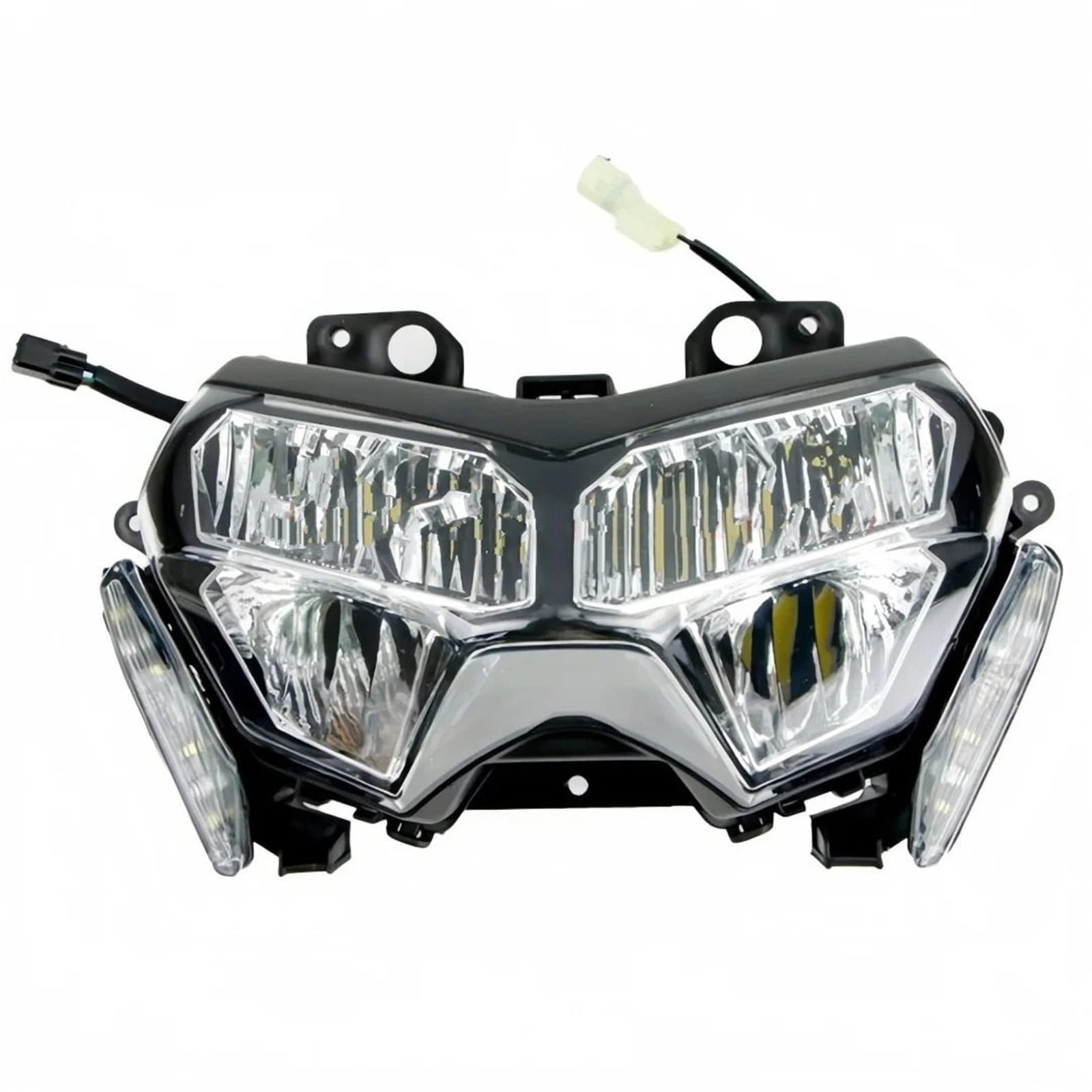 Dirt Bike Reflektor Światło Do Jazdy Pasuje do Kawasaki Z 900 20-24 reflektor do jazdy dziennej wskaźnik lampy LED reflektor montaż obudowy reflektora