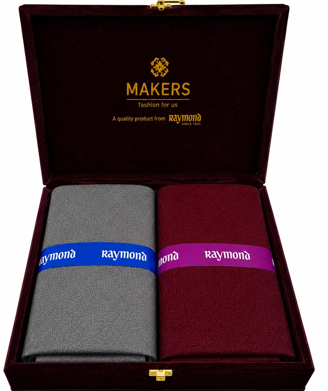 raymond fabrics Makers Men's Luxury Unstitched Shirt & Trouser Fabric Set | Premium Formal Fabric Combo with Presentation Case | Tailor-Made Clothing Material for Men-picture-39