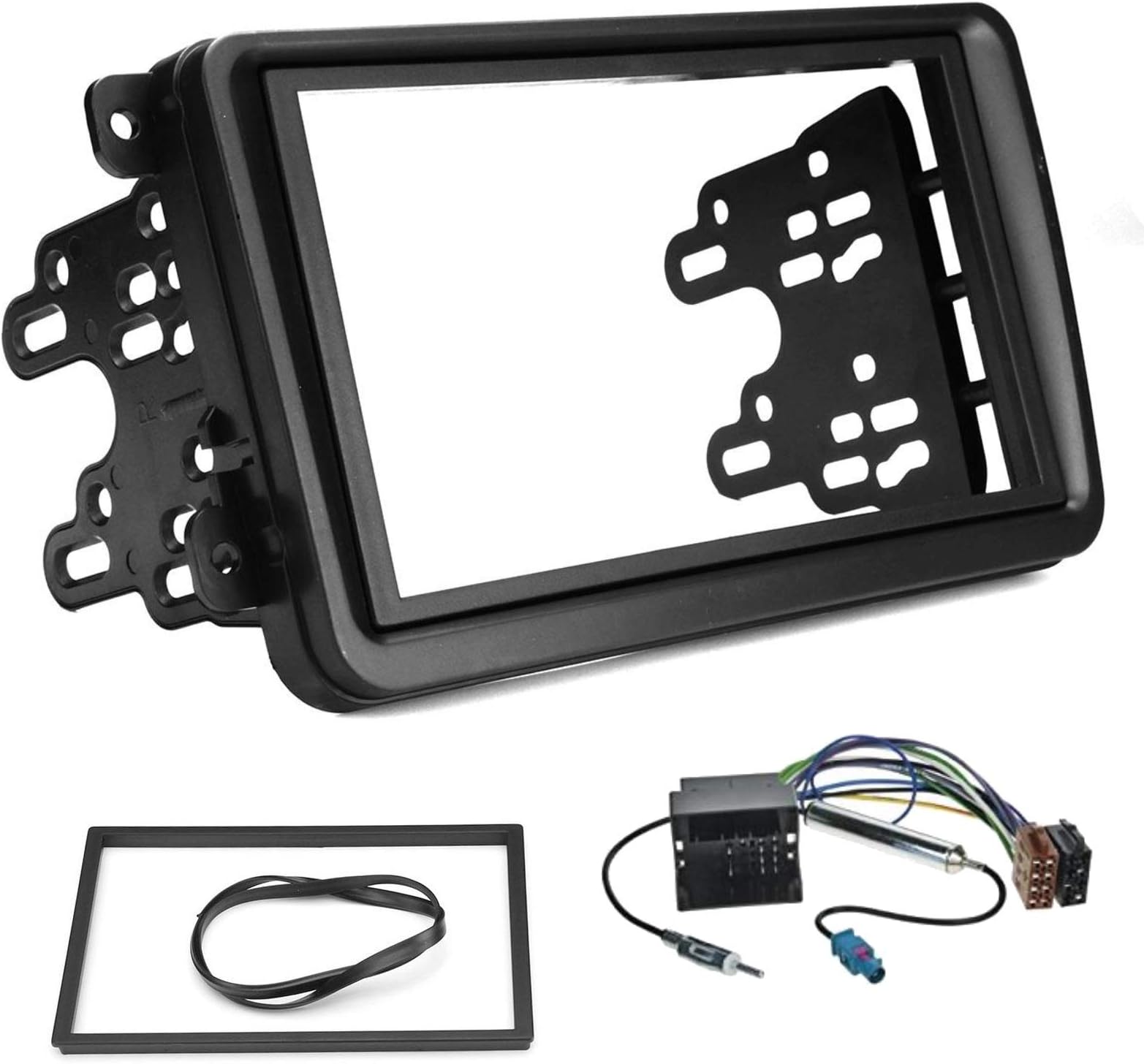 Sound-way 2 DIN Car stereo facia radio adapter compatible with VW Volkswagen Skoda Seat froom 2004