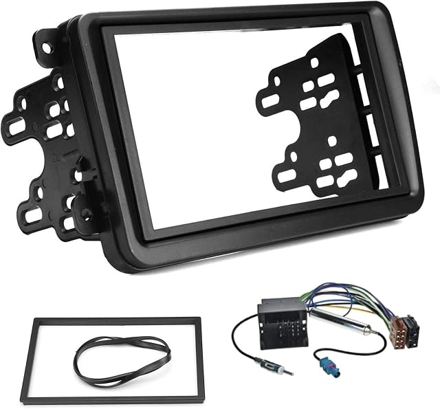 Sound Way 2 DIN Car stereo facia radio adapter compatible with VW Volkswagen Skoda Seat froom 2004