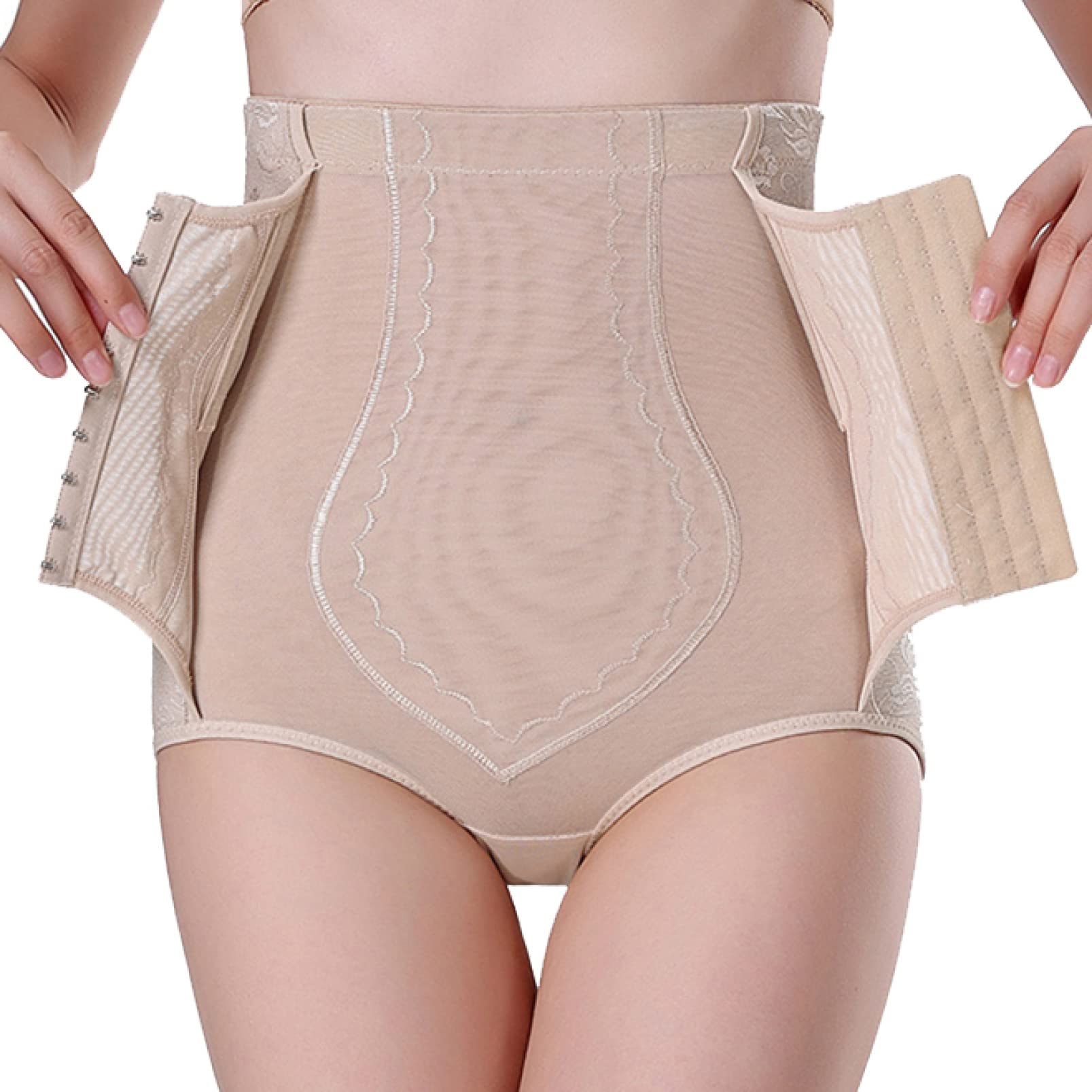 ISCBAFYX Majtki damskie z wysokim stanem wyszczuplają majtki wyszczuplają brzuch figi spodnie bielizna modelująca body dla pani